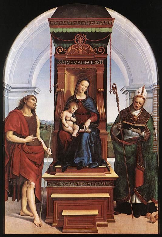 The Ansidei Altarpiece painting - Raphael The Ansidei Altarpiece art painting